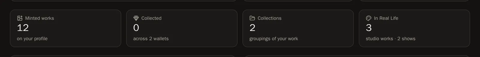 Screenshot of Your page at a glance