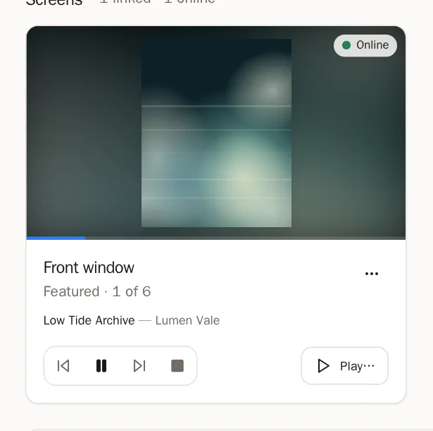 Screenshot of Control it from your phone or computer