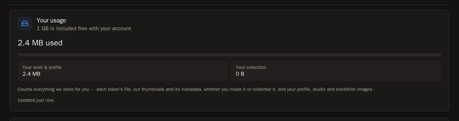 Screenshot of Open Settings